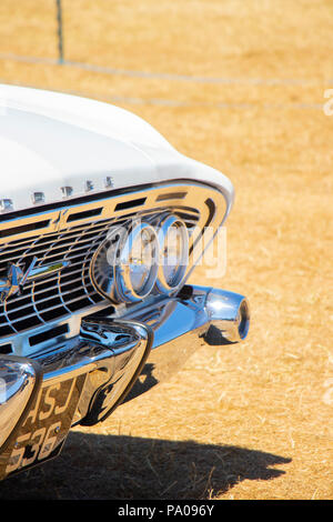 Detail grille1961 Dodge Dart Phoenix klassisches amerikanisches Auto Stockfoto