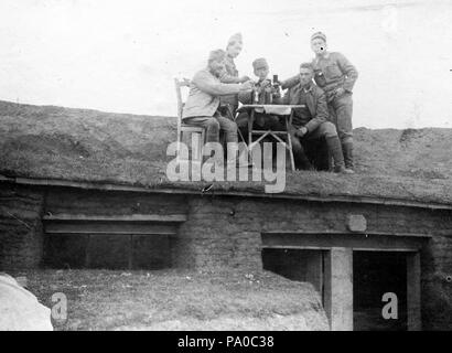653 Erster Weltkrieg, Tableau, Soldat Fortepan 26619 Stockfoto