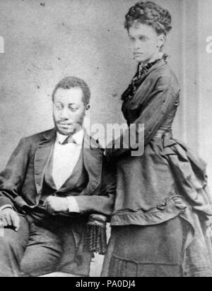 673 Frederick Douglass zweites Kind Lewis Henry und seine Frau Helen Amelia Stockfoto