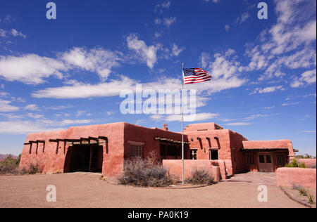 Nordamerika; USA; Arizona; Petrified Forest National Park; Natur; Wüste; gemalte Wüste; Painted Desert Inn National Historic Site. Stockfoto