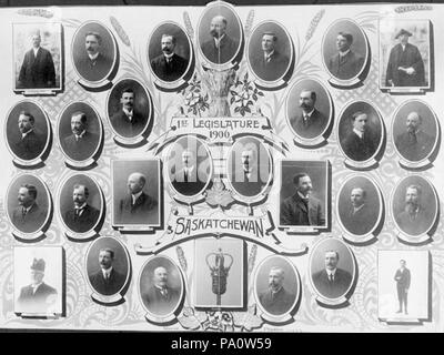 651 ersten Legislaturperiode, 1906, Saskatchewan Stockfoto