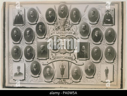 651 ersten Legislaturperiode, 1906, Saskatchewan (HS 85-10 -17190) Stockfoto