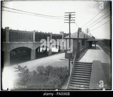 661 Forest Hills Stationen, August 1910 Stockfoto