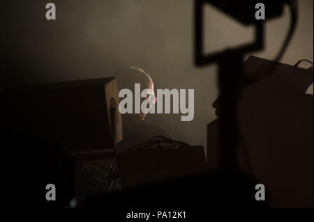 Rom, Italien. 19. Juli 2018. die Chemical Brothers im Konzert an Rock in Rom. Auf dem Bild die Chemical Brothers Credit: Unabhängige Fotoagentur/Alamy leben Nachrichten Stockfoto