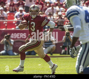 San Francisco, Kalifornien, USA. 25 Sep, 2005. San Francisco 49ers Quarterback Tim Rattay (13) am Sonntag, 25. September 2005 in San Francisco, Kalifornien. Die Cowboys besiegten die 49ers 34-31. Credit: Al Golub/ZUMA Draht/Alamy leben Nachrichten Stockfoto