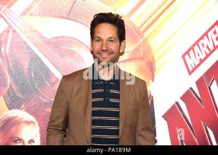 Rom, Italien, 19. Juli 2018 - Hotel de Russie - Photocall film Präsentation ANT-MAN UND DIE WESPE Paul Rudd in der Rolle von Scott Lang/Ant-Man Credit: Giuseppe Andidero/Alamy leben Nachrichten Stockfoto