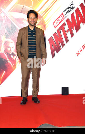 Rom, Italien, 19. Juli 2018 - Hotel de Russie - Photocall film Präsentation ANT-MAN UND DIE WESPE Paul Rudd in der Rolle von Scott Lang/Ant-Man Credit: Giuseppe Andidero/Alamy leben Nachrichten Stockfoto
