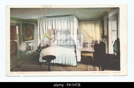 706 George Washington's Bett Zimmer, Mt. Vernon, VA (Nypl b 12647398-66784) Stockfoto