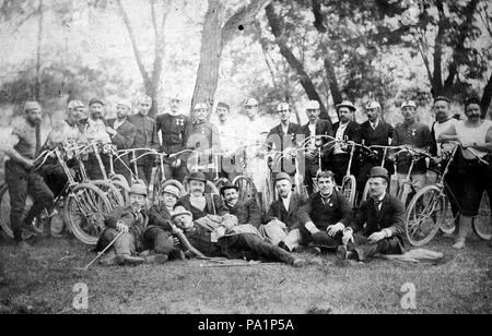 201 Fahrrad, Tableau, Hut, Medaille Fortepan 12460 Stockfoto