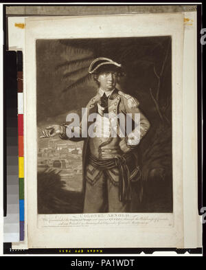 336 Oberst Arnold, der die Truppen gegen die Provinz Quebec gesendet geboten, durch die Wildnis von Kanada, und war in den Stürmen, die Stadt verwundet, unter General Montgomery LCCN 2001696987 Stockfoto