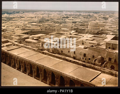678 vom Minarett der Großen Moschee, Kairwan, Tunesien - LCCN 2001699374 Stockfoto