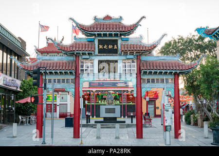 Los Angeles, Jul 12: Historische Gebäude in Chinatown am 12 Jul, 2018 in Los Angeles, Kalifornien Stockfoto