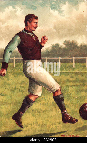 162 Aston Villa Postkarte Stockfoto