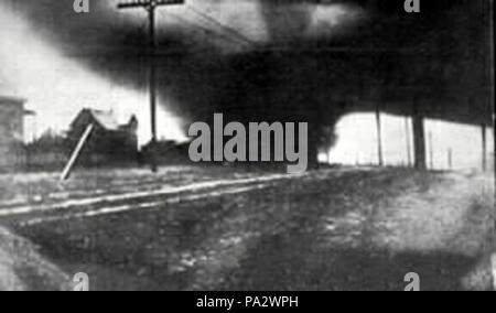 32 1913 Omaha Tornado Stockfoto