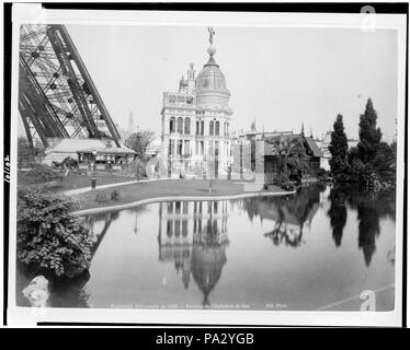 633 Exposition Universelle de 1889 - Pavillon de l'industrie du gaz LCCN 90709853 Stockfoto