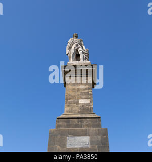 Das Denkmal zu Admiral Lord Collingwood an Tynemouth in England. Cuthbert Collingwood (1748 - 1810) war ein naval Commander während der Napoleonischen Kriege Stockfoto