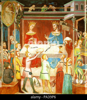 579 Dio tentare concde Al demonio di Giobbe, bartolo Stockfoto