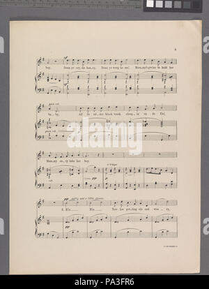 582 Doan ihr Schreien, ma Honig (NYPL Hades -608841-1957764) Stockfoto