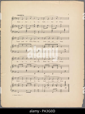 80 EINE Georgia Lullaby (Hush-a-bye o'-Baby) (NYPL Hades -608784-1966757) Stockfoto
