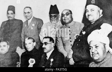 179 Muslim League Arbeitsausschuss, Lucknow Session (Foto 429-4) Stockfoto