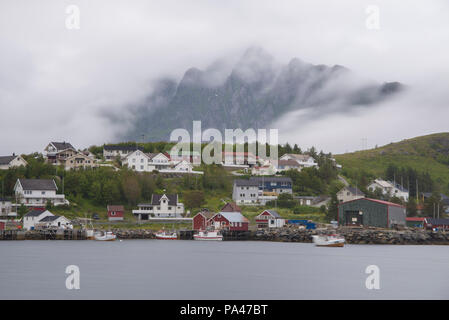 Dorf Reine in der Lofoten, Norwegen Stockfoto