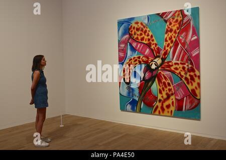 Tate Modern ERÖFFNET NEUE DARSTELLUNG DER ARBEIT VON Jenny Holzer vom 20. Juli 2018 Stockfoto