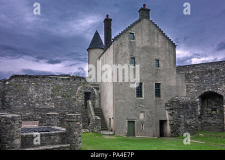 Das torhaus an Dunstaffnage Castle gebaut von der MacDougall Herren von Lorn in Argyll und Bute, westlichen schottischen Highlands, Schottland, Großbritannien Stockfoto