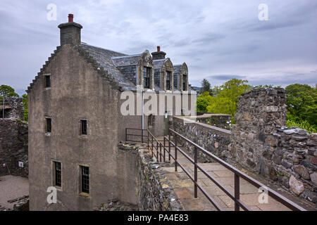 Das torhaus an Dunstaffnage Castle gebaut von der MacDougall Herren von Lorn in Argyll und Bute, westlichen schottischen Highlands, Schottland, Großbritannien Stockfoto