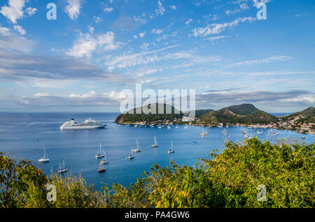 Les Saintes von Guadeloupe Insel einer der schönsten Buchten der Welt Stockfoto