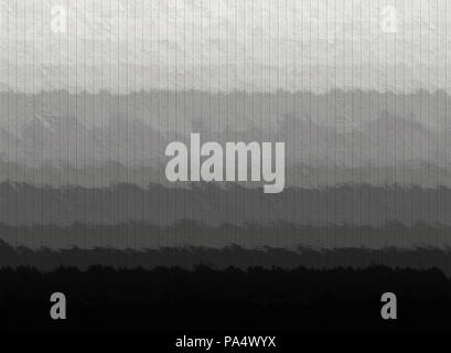 Holz Wand mit schwarzen und weißen Farben, Leinwand abstrakte Textur Hintergrund Stockfoto