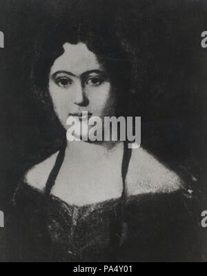 Jenny von Westphalen (1814-1881), esposa de Karl Marx. Stockfoto