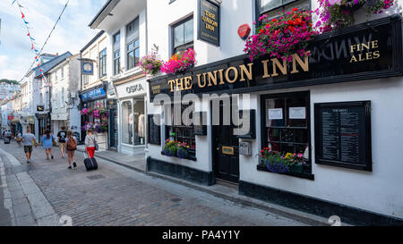 St. Ives der Union Inn Fore Street Stockfoto