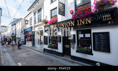 St. Ives der Union Inn Fore Street Stockfoto