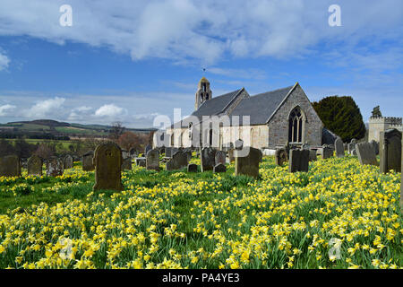 Ford Kirche, Northumberland Stockfoto