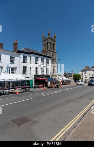 High Street Honiton, Devon, England, Vereinigtes Königreich, Stockfoto