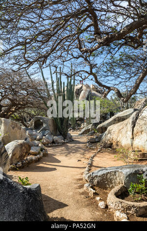 Casibari Felsformationen, Aruba, Karibik Stockfoto