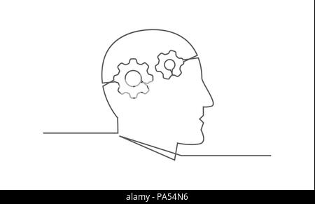 Kenntnisse einer Zeichnung Stock Vektor