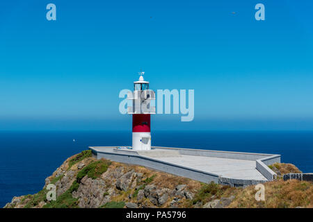 Cabo Ortegal Leuchtturm Faro de Cabo Ortegal en Cariño (A Coruña) Stockfoto