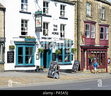 Die Bay Horse Pub, Masham, North Yorkshire, England, Großbritannien Stockfoto