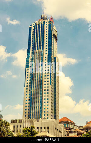 Kuala Lumpur, Malaysia - Dec 14, 2017: Blick auf die Wolkenkratzer in der Innenstadt, City Centre, Kuala Lumpur, Malaysia. Stockfoto