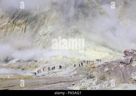 White Island Vulkan, Neuseeland Stockfoto