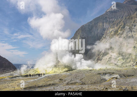 White Island Vulkan, Neuseeland Stockfoto