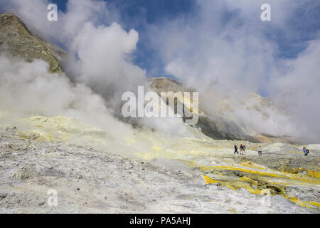 White Island Vulkan, Neuseeland Stockfoto