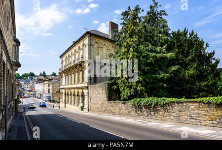 Iconic Frome museum Gebäude im North Parade, Frome, Somerset, Großbritannien am 20. Juli 2018 getroffen Stockfoto