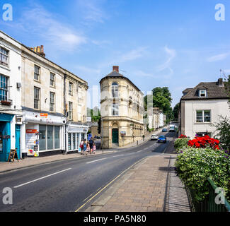 Iconic Frome museum Gebäude im North Parade, Frome, Somerset, Großbritannien am 20. Juli 2018 getroffen Stockfoto