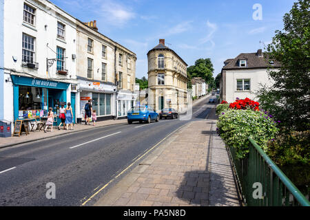 Iconic Frome museum Gebäude im North Parade, Frome, Somerset, Großbritannien am 20. Juli 2018 getroffen Stockfoto