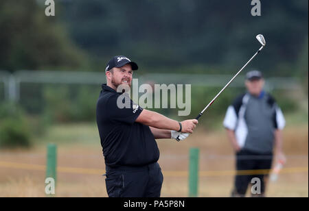 Republik Irland Shane Lowry bei Tag zwei der Open Championship 2018 in Carnoustie Golf Links, Angus. Stockfoto