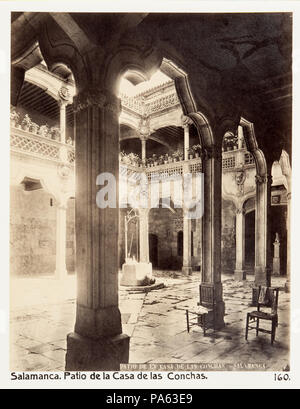 88 Fotografi av Salamanca. Patio de la Casa de las Conchas - Hallwylska museet - 105341 Stockfoto