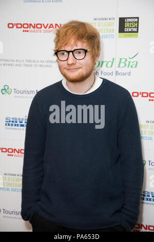 Gäste intime Gala zugunsten der London Irish Centre, die Pflege, Kultur und Gemeinschaft zu den Iren in London mit: Ed Sheeran Wo: London, Großbritannien Wann: 19 Jun 2018 Credit: Phil Lewis/WENN.com Stockfoto