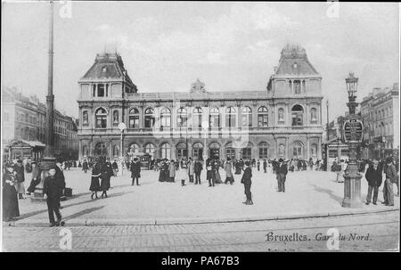 253 Brussel Nord 1907 Stockfoto